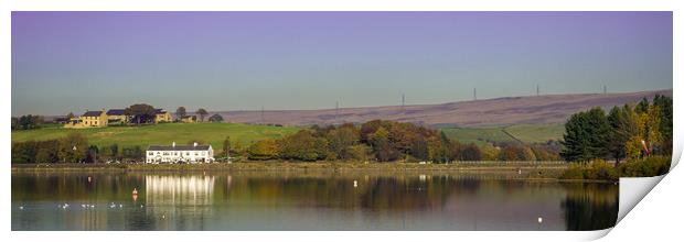 HL0005P - Hollingworth Lake - Panorama Print by Robin Cunningham