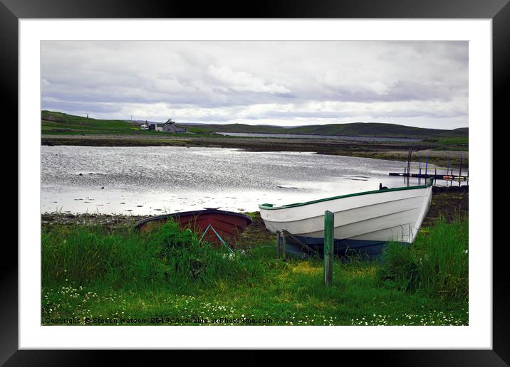 At Kirkness Framed Mounted Print by Steven Watson