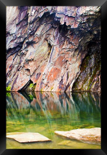 The colourful cave Framed Print by David McCulloch