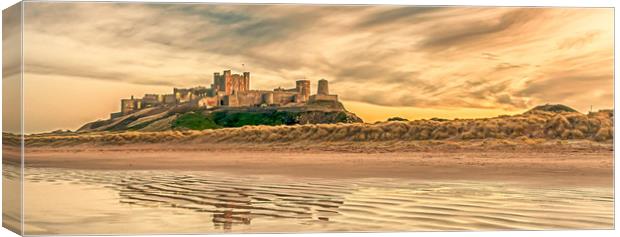 Castle on the Beach Canvas Print by Naylor's Photography