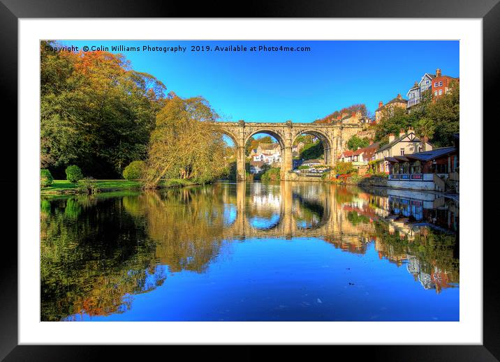 Knaresborough Autumn Framed Mounted Print by Colin Williams Photography