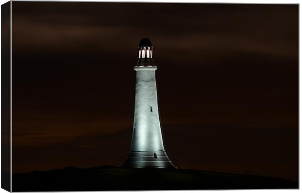 Hoad Monument at Night Canvas Print by Paul Leviston