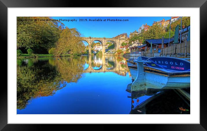 Knaresborough Autumn - 2 Framed Mounted Print by Colin Williams Photography