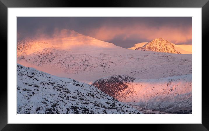 Tryfan from Moel Penamnen Framed Mounted Print by Rory Trappe