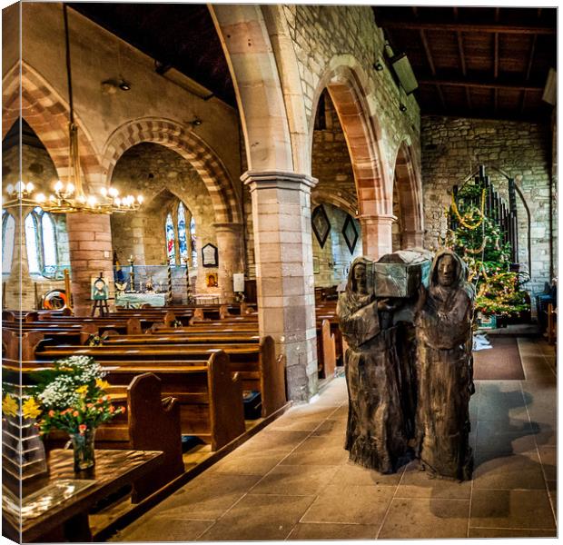 Journey of St Cuthbert Canvas Print by Naylor's Photography