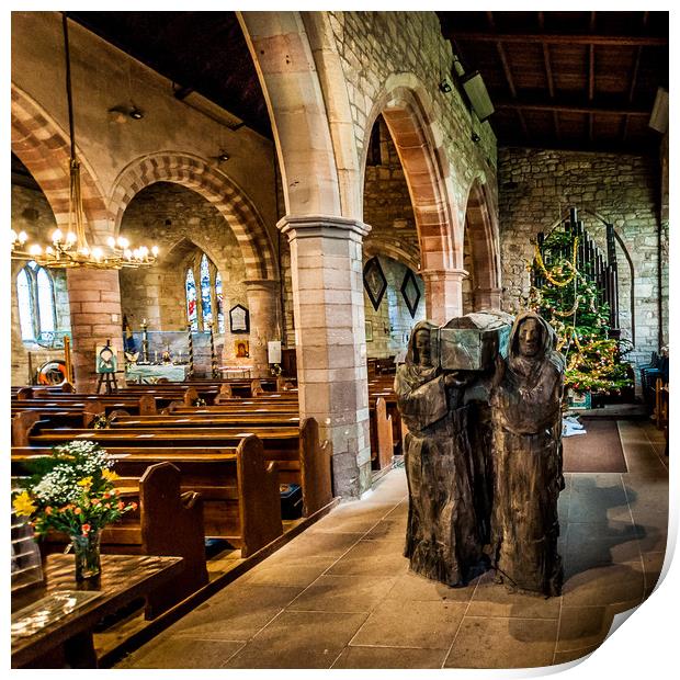 Journey of St Cuthbert Print by Naylor's Photography