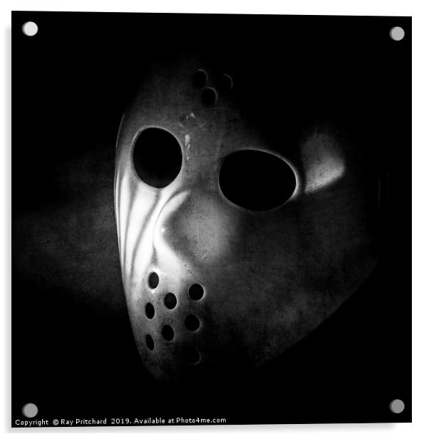 Halloween Mask Acrylic by Ray Pritchard