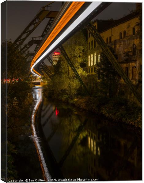 Wuppertal Schwebebahn IV Canvas Print by Ian Collins