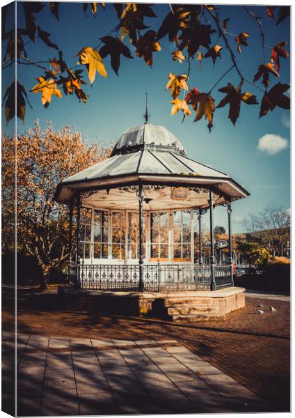 Dartmouth Bandstand. Canvas Print by Maggie McCall