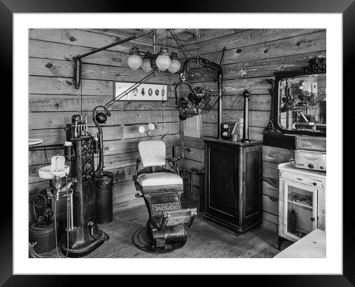 Antique Dentist Office Framed Mounted Print by Darryl Brooks