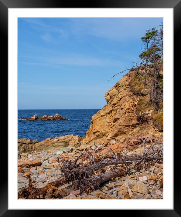 Cape Breton Coast, Canada Framed Mounted Print by Mark Llewellyn