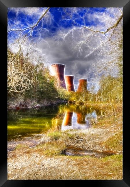 Power Station Ironbridge Fractals Framed Print by David French