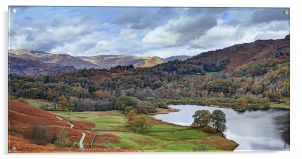 Rydal Panorama Acrylic by David McCulloch