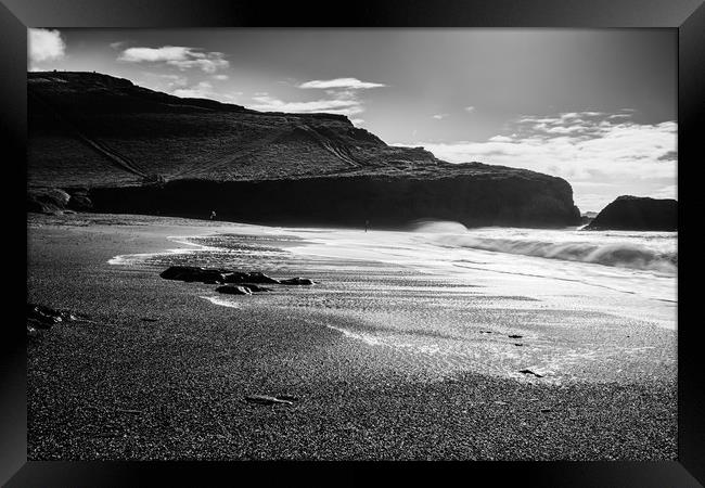 The Beach 4 Framed Print by David Martin