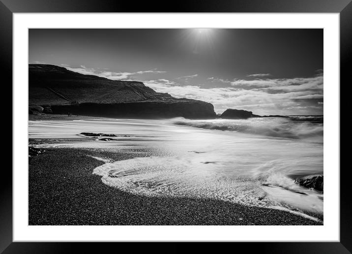The Beach 5 Framed Mounted Print by David Martin