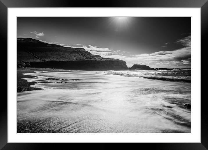 The Beach 6 Framed Mounted Print by David Martin