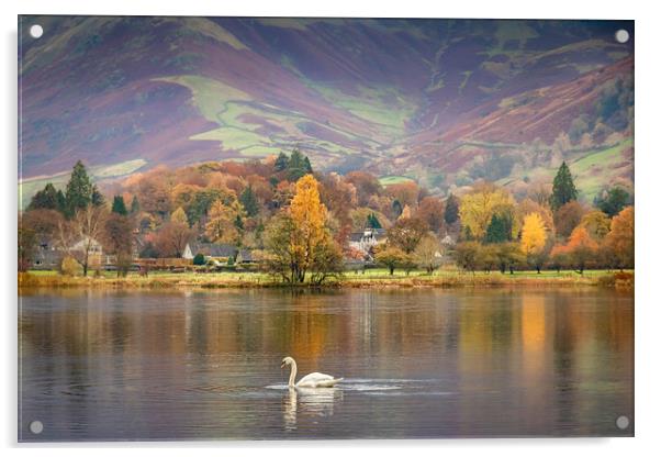 Grasmere Acrylic by Mark S Rosser