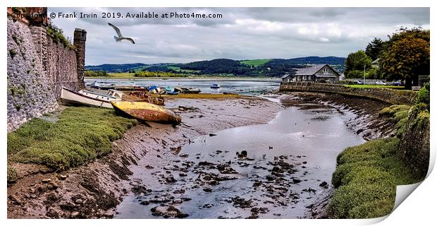 One of Conway's secret harbours Print by Frank Irwin