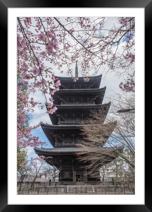 Pagoda of Japan Framed Mounted Print by Yagya Parajuli