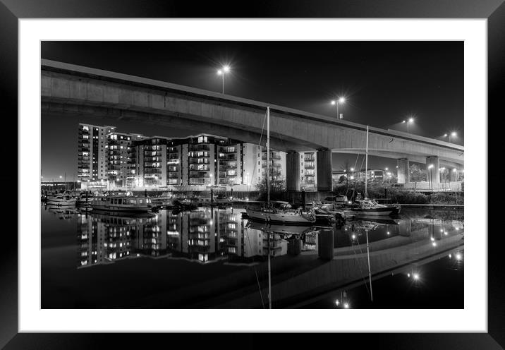 Victoria Wharf, Cardiff, Penarth  Framed Mounted Print by Dean Merry