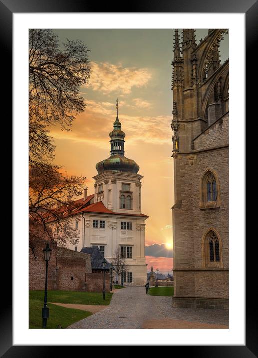 Kutna Hora with Saint Barbara's Church that is a U Framed Mounted Print by Sergey Fedoskin