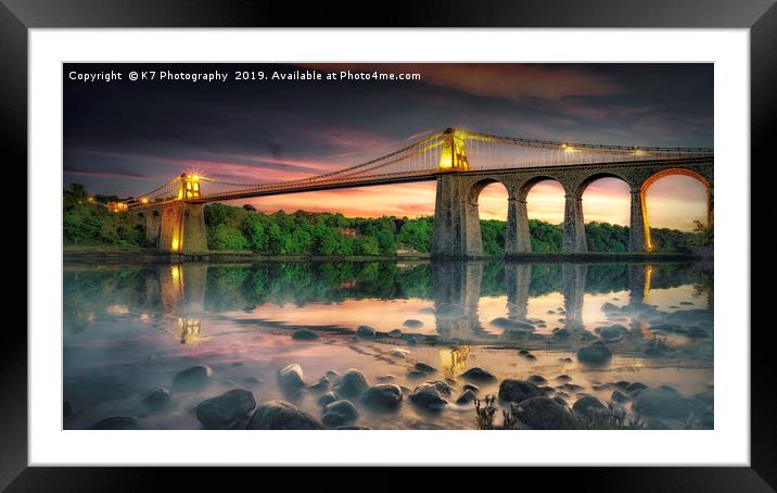 Mist on the Straits Framed Mounted Print by K7 Photography