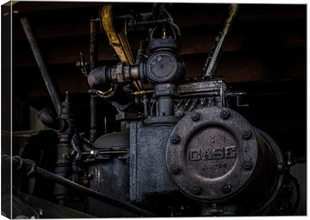 Old Case Engine Canvas Print by Darryl Brooks