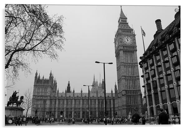 Big Ben & Parliment Acrylic by kelly Draper