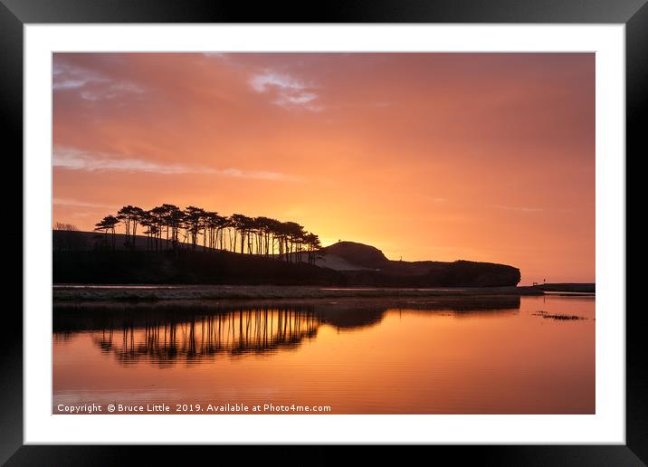 Breathtaking Sunrise over the Ottermouth Framed Mounted Print by Bruce Little