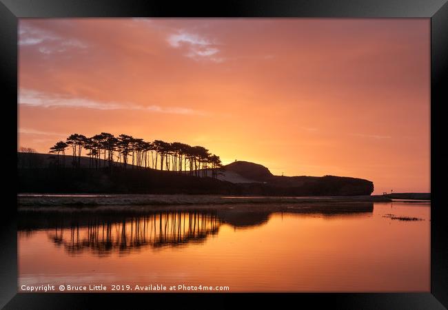 Breathtaking Sunrise over the Ottermouth Framed Print by Bruce Little
