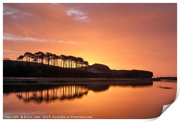Breathtaking Sunrise over the Ottermouth Print by Bruce Little