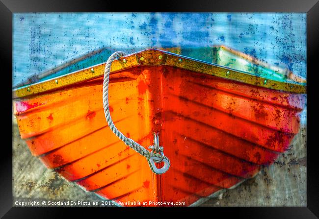 Dinghy on Quayside Framed Print by Tylie Duff Photo Art