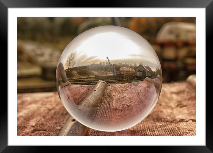 Capturing Heritage with a Magical Lensball Framed Mounted Print by James Marsden
