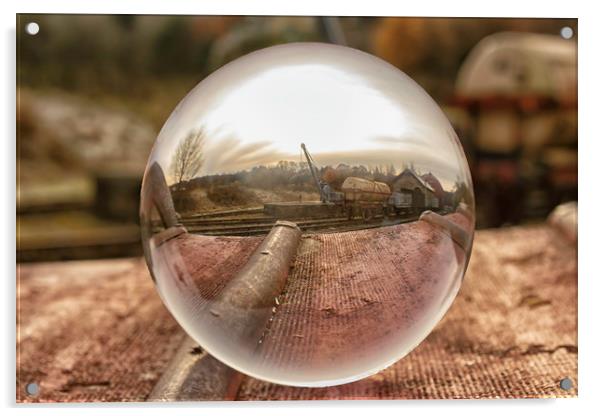 Capturing Heritage with a Magical Lensball Acrylic by James Marsden