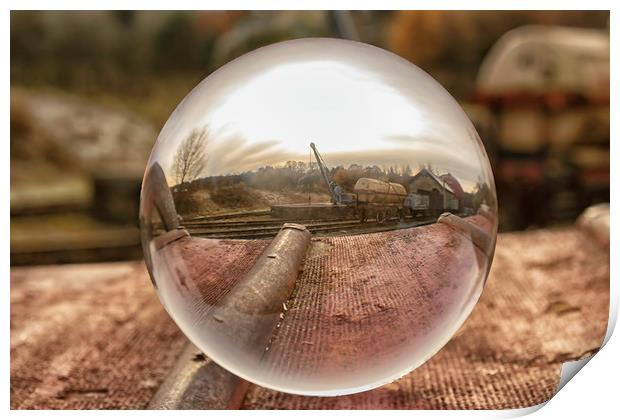Capturing Heritage with a Magical Lensball Print by James Marsden