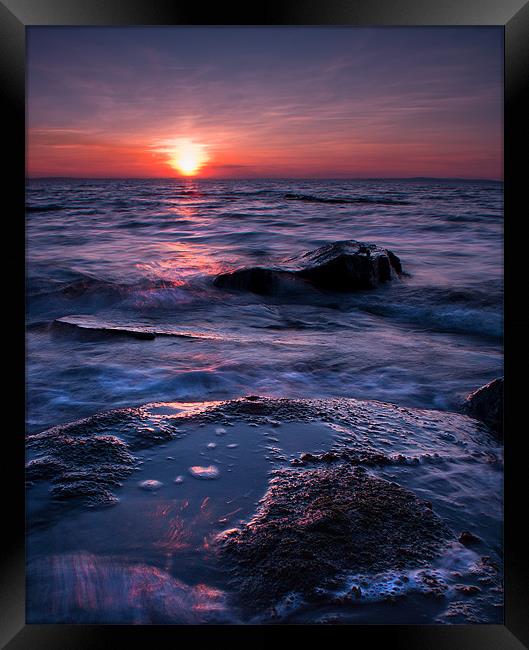 Rocky Sunset Framed Print by Keith Thorburn EFIAP/b