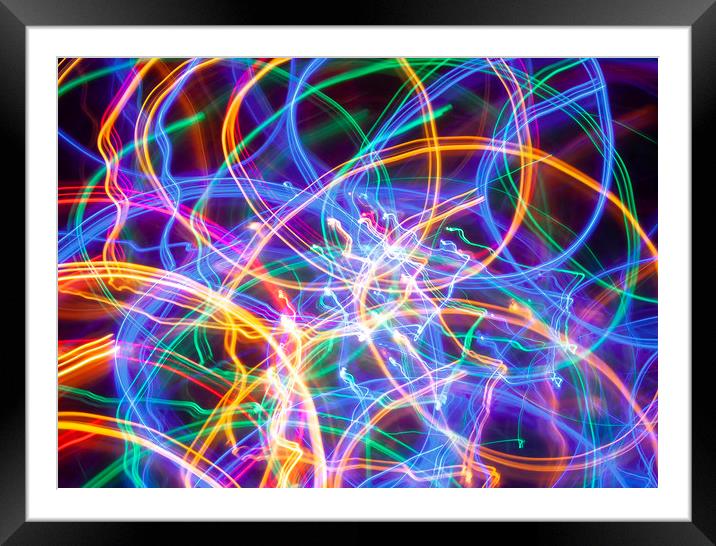 Light mash up Framed Mounted Print by Jonathan Thirkell