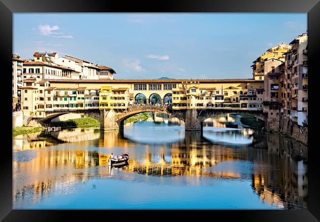 Ponte Vecchio, Florence Framed Print by Geoff Storey
