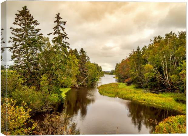 Port Elgin, New Brunswick, Canada Canvas Print by Mark Llewellyn