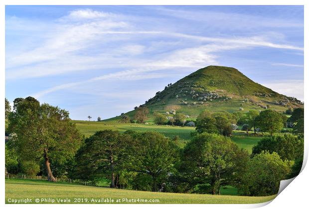 Skirrid Mountain's Springtime Serenade Print by Philip Veale