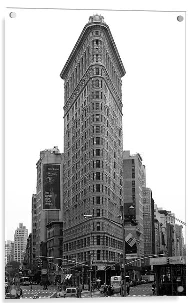 Flatiron Building, New York Acrylic by David Gardener