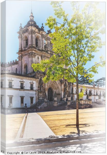 Alcobaça Monastery in Portugal Canvas Print by Ian Lewis