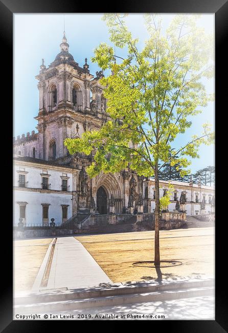 Alcobaça Monastery in Portugal Framed Print by Ian Lewis