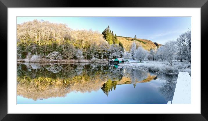 A rather frosty Loch Ard Panoramic .  Framed Mounted Print by JC studios LRPS ARPS
