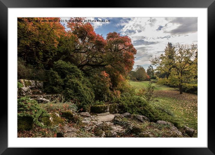 Polesden Lacey Surrey Autumn colour Framed Mounted Print by Kevin White