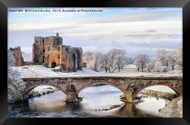 Brougham Castle Framed Print by Richard Burdon