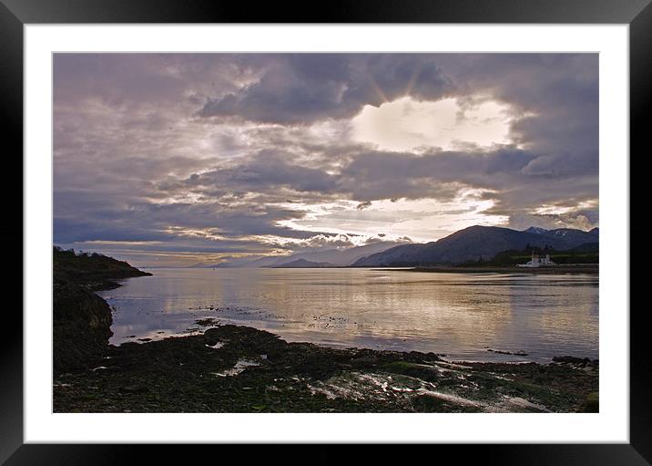 Corran Ferry View Framed Mounted Print by Jacqi Elmslie