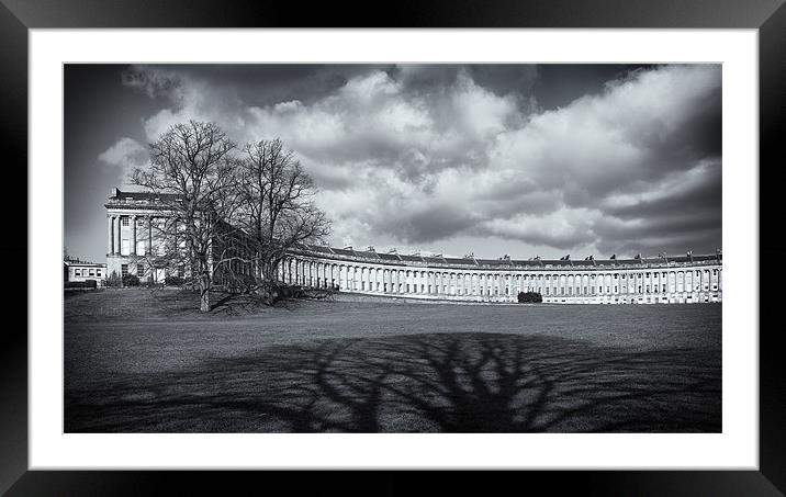 Royal Crescent Bath Framed Mounted Print by Duncan Snow