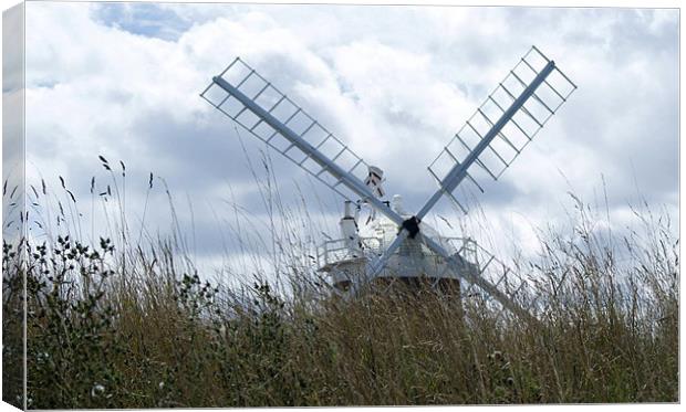 Cley Windmill Canvas Print by Sheryl Brown