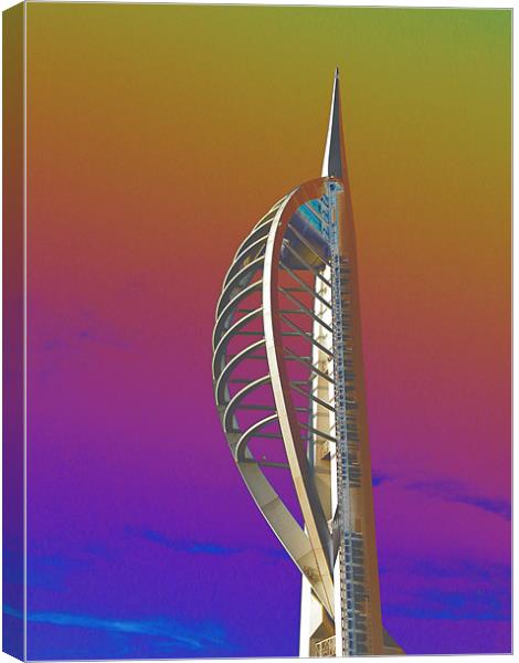 Spinnaker Tower Canvas Print by kelly Draper